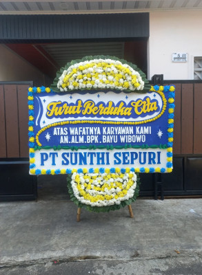 Papan Bunga Duka di Cijurey